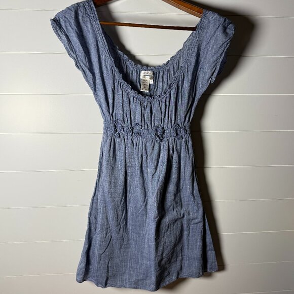 MSSP Mini Blue Chambray Women's Dress Size Small - Picture 1 of 9